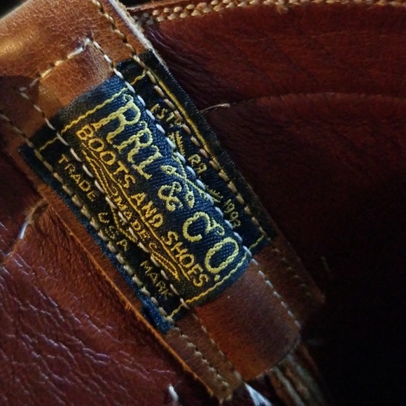 Ralph Lauren RRL Ridgeway Roper Boots Made in USA - Picture 8 of 8